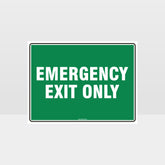 Custom Metal Sign,Emergency Exit Only Sign